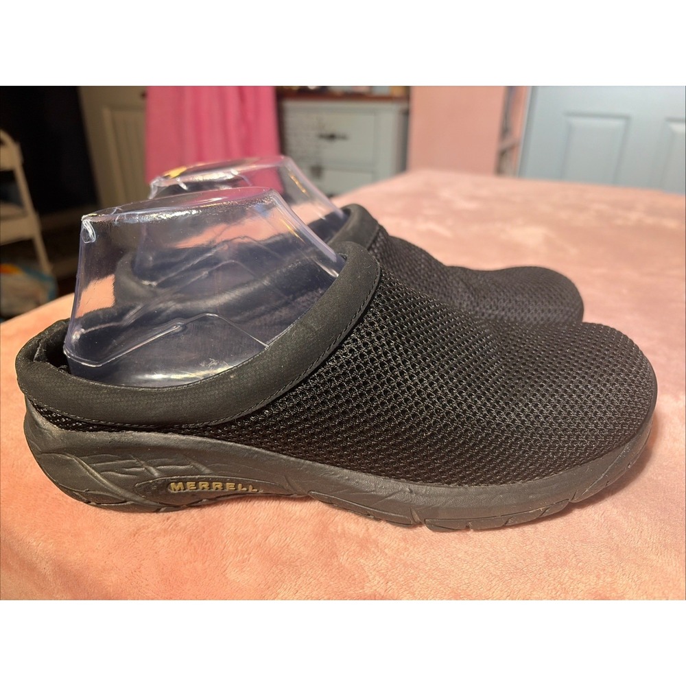 Merrell Encore Breeze 3 Slide Shoes, Black, Women's Sz 9 Medium.